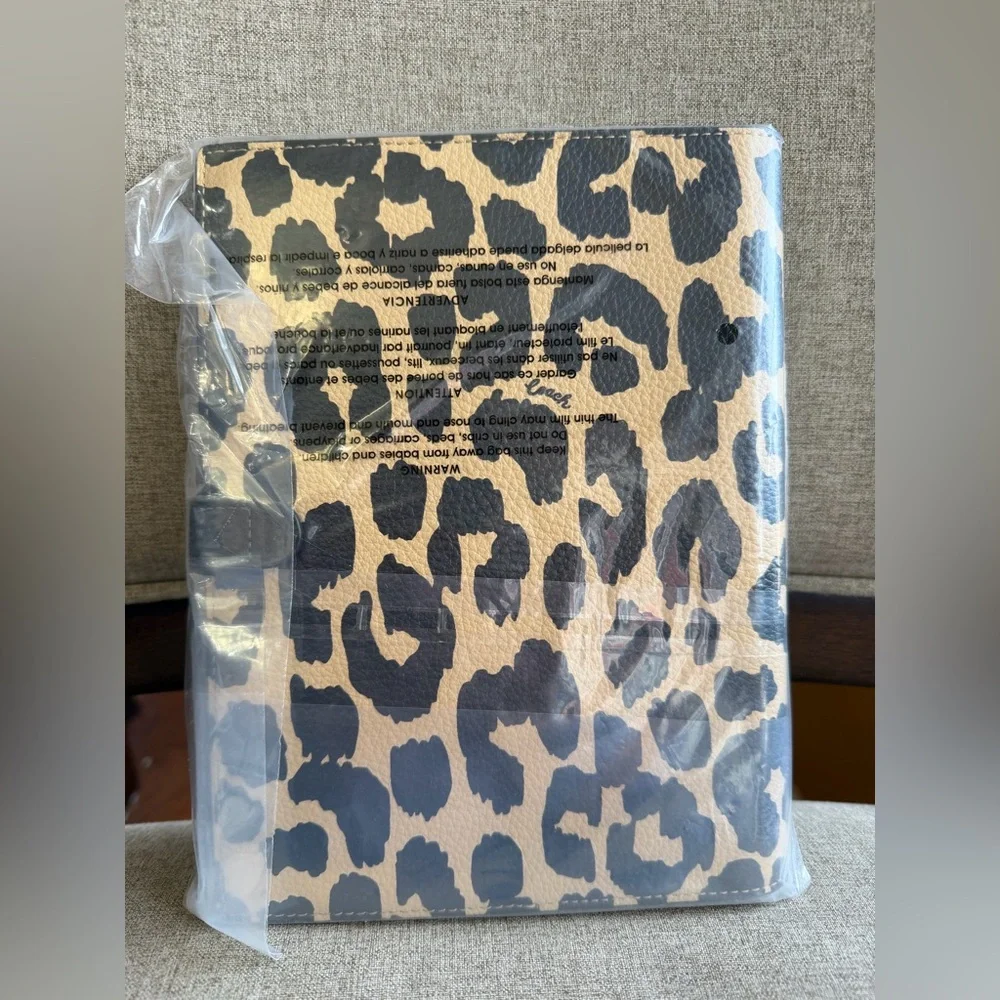 New！COACH Notebook With Leopard Print（CBG94）fast shipping
